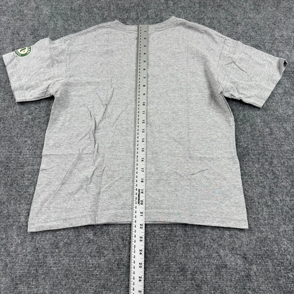 Nike T-Shirt Large Gray Oakland Athletics‎ MLB Graphic Short Sleeve Kids